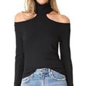 LNA Franklin Cutout Off Shoulder Sweater XS *NWT*